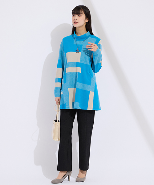 【M～4Lサイズ】　高級感と新鮮さをかねそなえたコンテンポラリーでシャープなエレガンスコーディネートを提案します。　