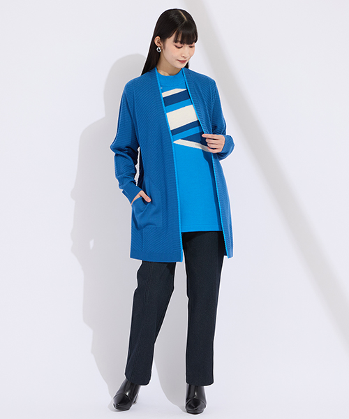 【M～4Lサイズ】　高級感と新鮮さをかねそなえたコンテンポラリーでシャープなエレガンスコーディネートを提案します。　