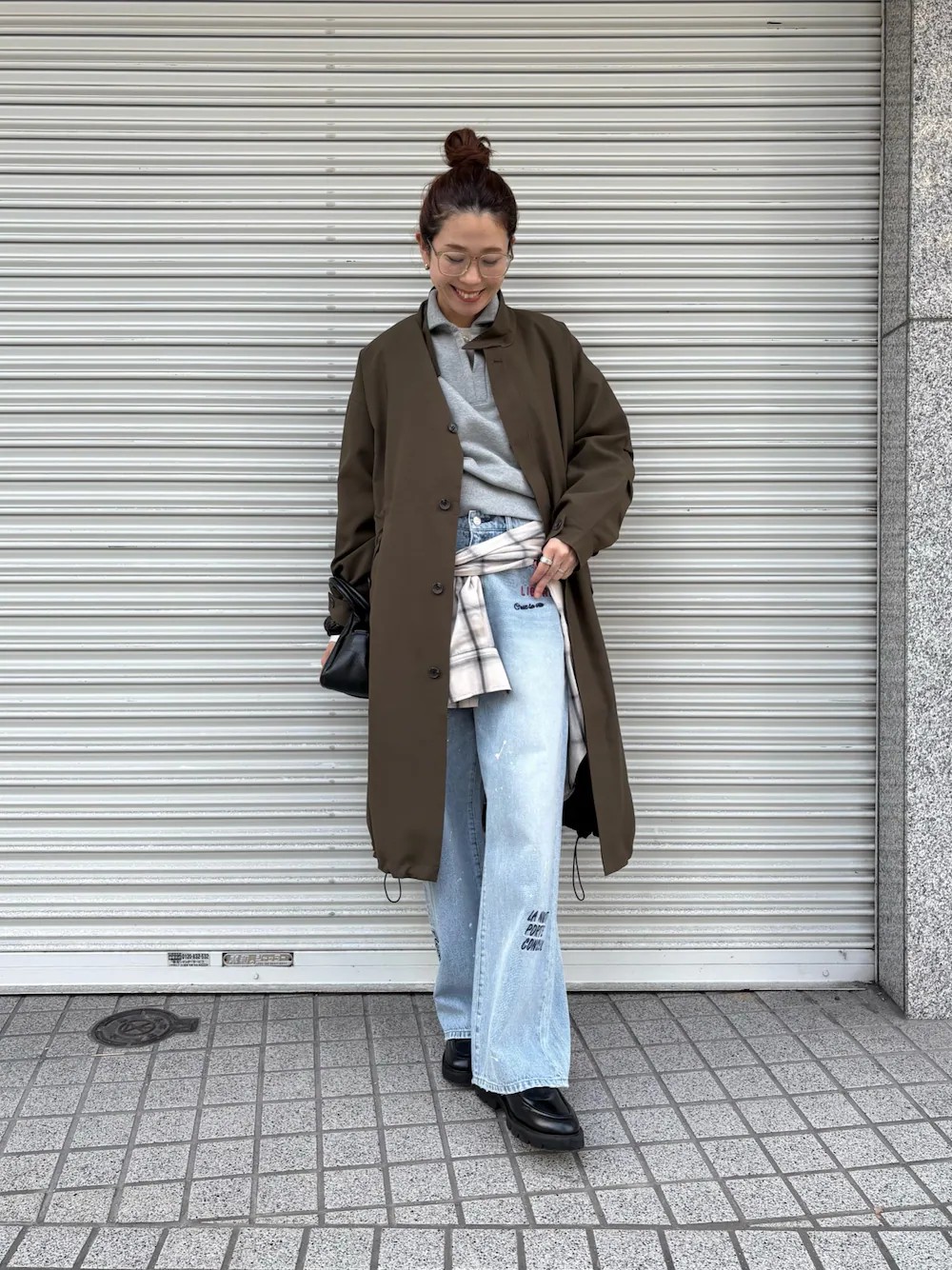 【アウター】WEB限定商品。インナーダウン付きで冬も十分暖かく、生地もしっかりしていて高見えします。

【スウェット・デニム】デニムは38サイズで着丈がぴったり、ウエストには少し余裕がありました。生地が硬すぎず、とても穿きやすいです。