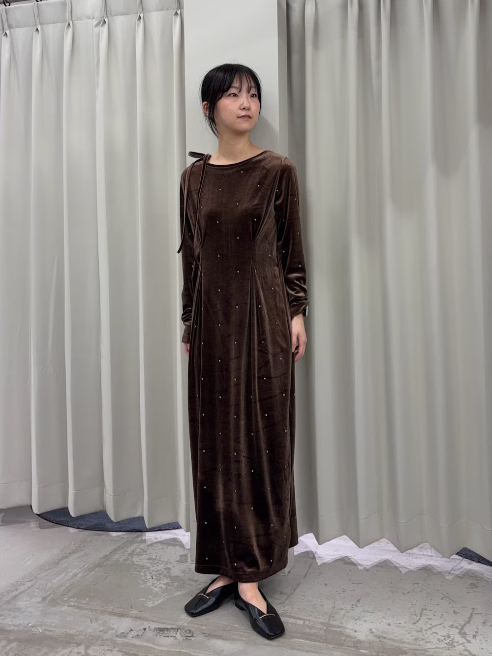 人気のワンピース入荷しました！！！

サイズはコンパクトとワンサイズがございます〇
オケージョンにもピッタリですし、普段使いにも♩