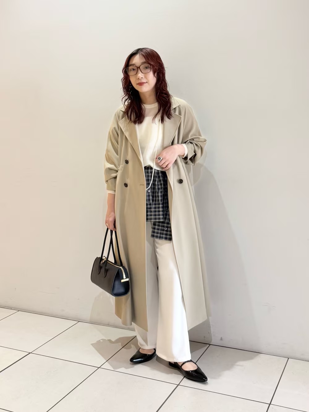 【アウター】
身長157cmで38サイズを着用しております。
ウエストの調節も楽で、何より軽さが軽くてお勧めです◎