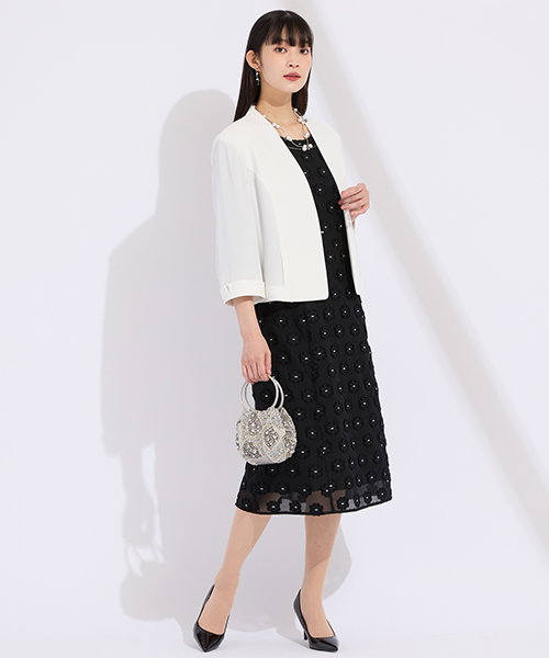 【M～4Lサイズ】　ラージサイズのお洒落服。Lサイズに特化したブランドがおつくりする上質素材を使用したエレガンススタイル。身体に合った服を着ることできちんと感もアップ。自信をもって出かけられる私サイズのお洒落を楽しんで。