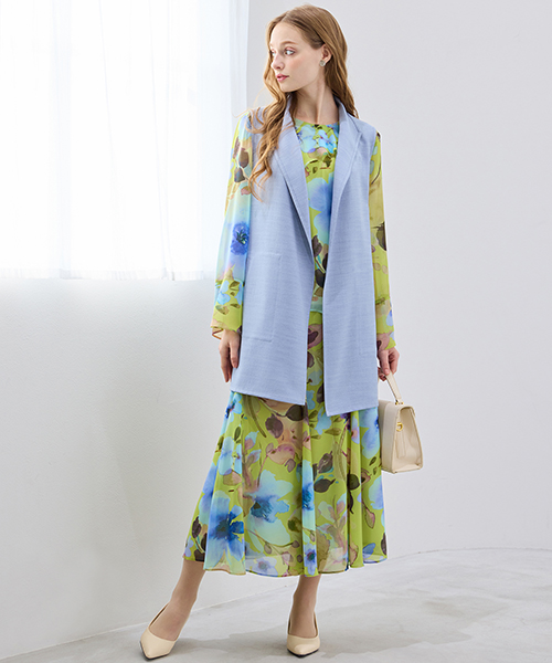 【M～4Lサイズ】　ラージサイズのお洒落服。Lサイズに特化したブランドがおつくりする上質素材を使用したエレガンススタイル。身体に合った服を着ることできちんと感もアップ。自信をもって出かけられる私サイズのお洒落を楽しんで。大人のこなれ感あるカジュアルライン「スプラウト」も併せてご覧ください。