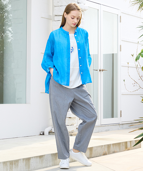 【M～4Lサイズ】　ラージサイズのお洒落服。Lサイズに特化したブランドがおつくりする上質素材を使用したエレガンススタイル。身体に合った服を着ることできちんと感もアップ。自信をもって出かけられる私サイズのお洒落を楽しんで。大人のこなれ感あるカジュアルライン「スプラウト」も併せてご覧ください。