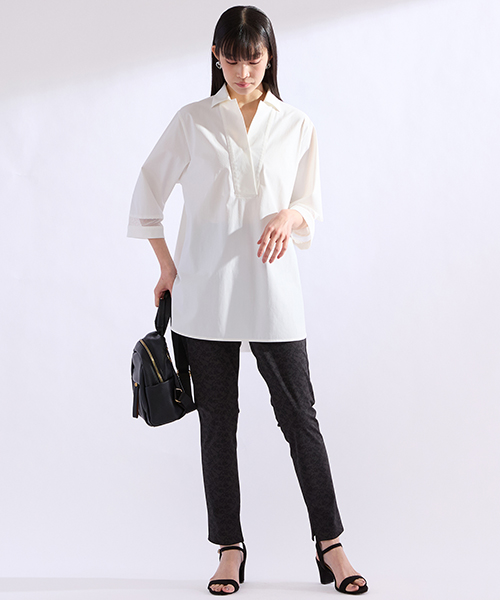 【M～4Lサイズ】　ラージサイズのお洒落服。Lサイズに特化したブランドがおつくりする上質素材を使用したエレガンススタイル。身体に合った服を着ることできちんと感もアップ。自信をもって出かけられる私サイズのお洒落を楽しんで。大人のこなれ感あるカジュアルライン「スプラウト」も併せてご覧ください。