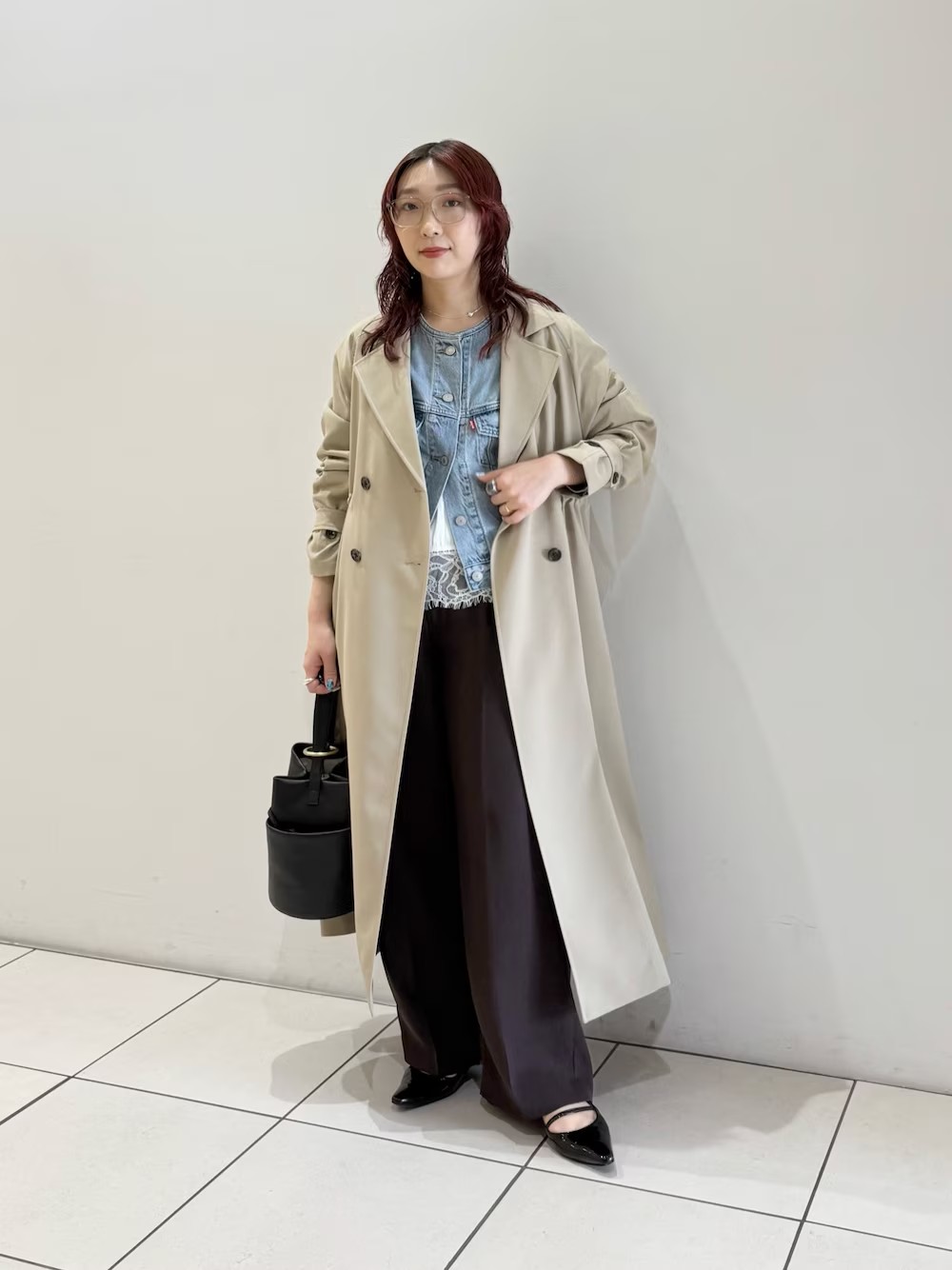 【アウター】
大人気のアウターが再入荷致しました！
ロング丈なのに軽くて、柔らかい着心地が特徴的です◎
身長157cmで38サイズを着用しております。