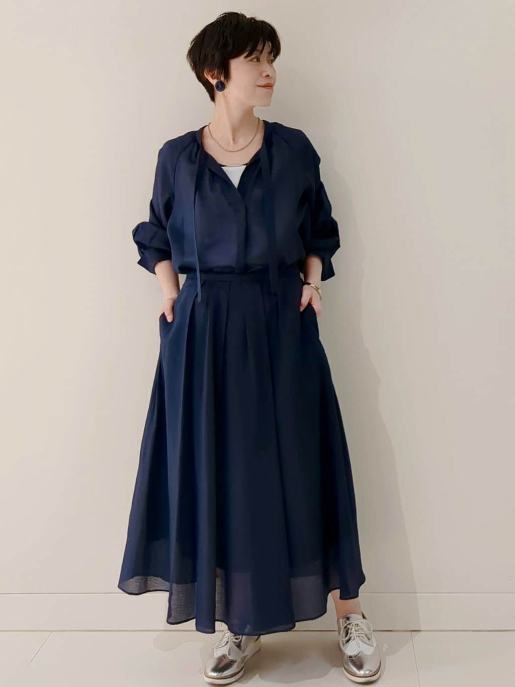 身長:150㎝,着用サイズ:M(38)サイズ