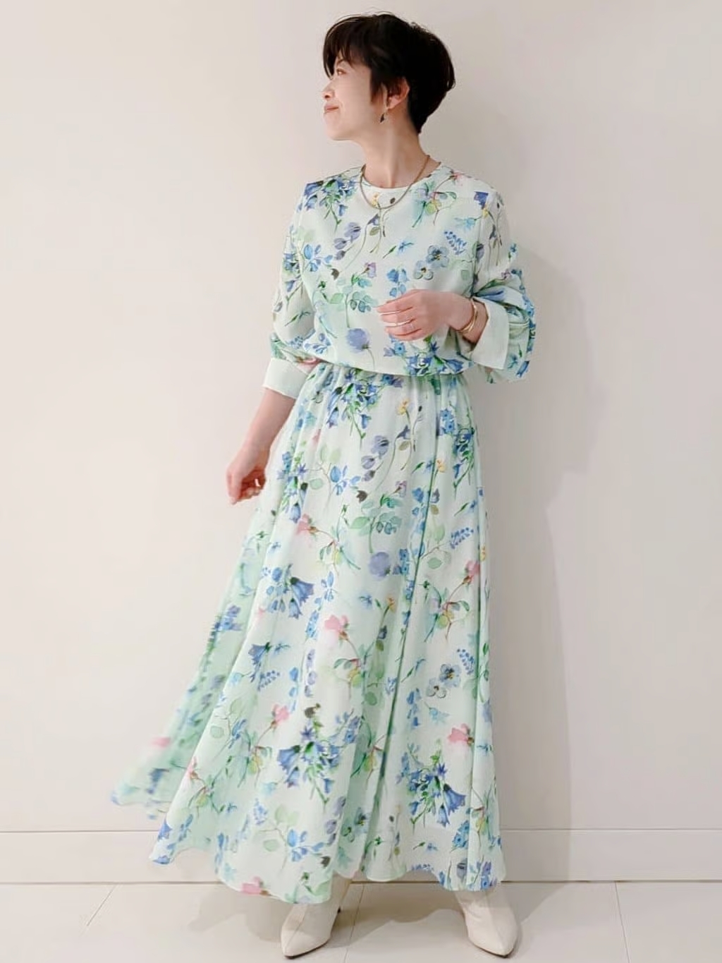 身長:150㎝,着用サイズ:M(38)サイズ
