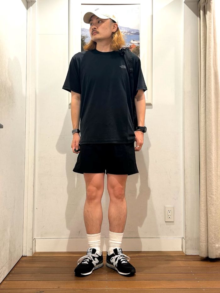 本日のスタイリング！
THE NORTH FACE からTシャツのご紹介です！！
バックプリントがキャッチーなデザインのアイテム！！