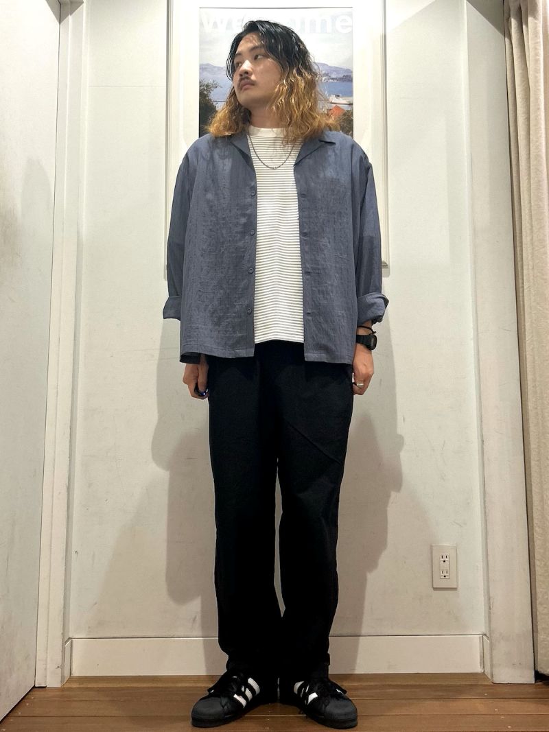 Sonny Label からシャツのご紹介です！！
接触冷感機能がついており
季節の変わり目にはピッタリなアイテム。
サイズ感はすこしゆるめ。