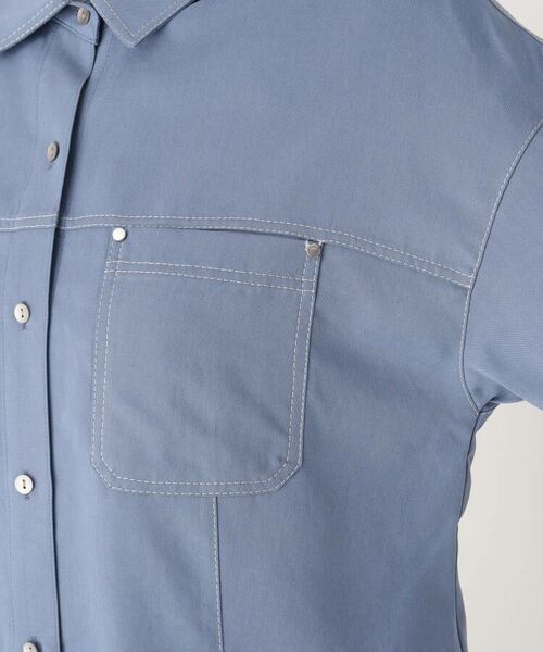 CORDIER / コルディア シャツ・ブラウス | 【M~4Lサイズ】バイオチノダブルポケットシャツ | 詳細11