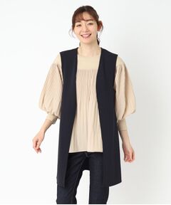 CORDIER / コルディア ベスト | 大人の上品カジュアル/サイドスリットベスト