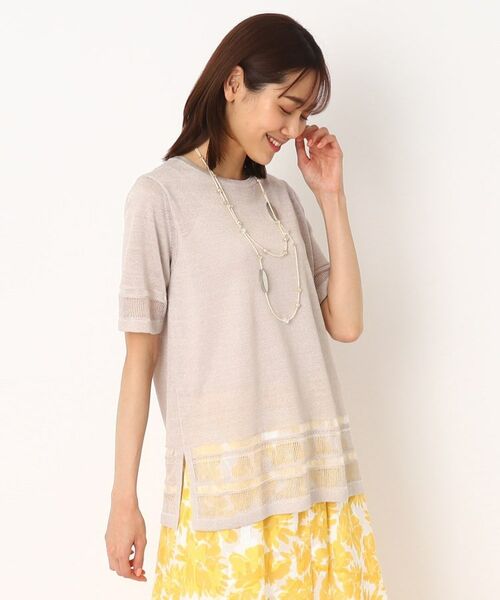 CORDIER / コルディア ニット・セーター | スクラッチリネン プルオーバー | 詳細12