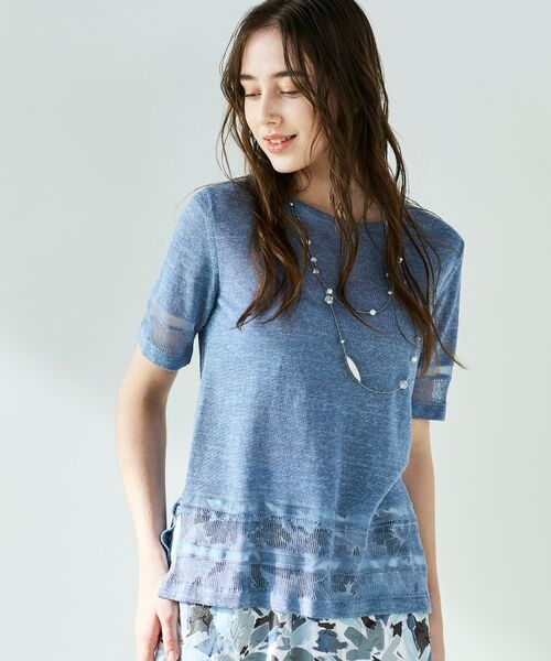 CORDIER / コルディア ニット・セーター | スクラッチリネン プルオーバー | 詳細21