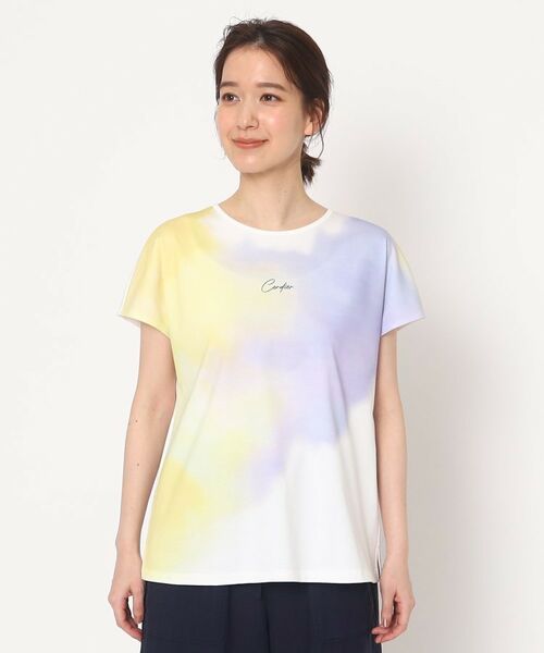 CORDIER / コルディア Tシャツ | タイダイ風デザインTシャツ | 詳細1