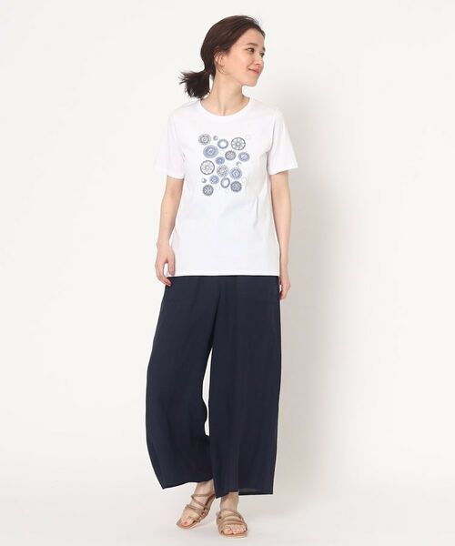 CORDIER / コルディア Tシャツ | ビーズ、スパンコール、刺繍デザインTシャツ | 詳細18