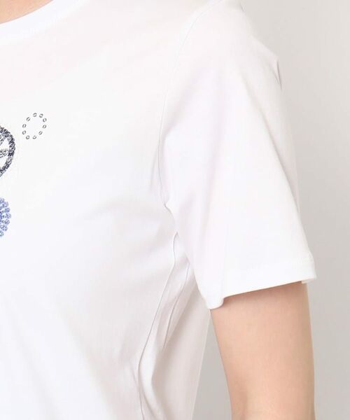 CORDIER / コルディア Tシャツ | ビーズ、スパンコール、刺繍デザインTシャツ | 詳細5