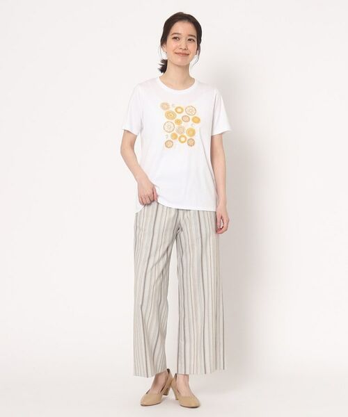 CORDIER / コルディア Tシャツ | ビーズ、スパンコール、刺繍デザインTシャツ | 詳細9