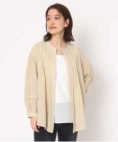 CORDIER / コルディア シャツ・ブラウス | 【洗える麻100％】ピンタックリネンブラウス