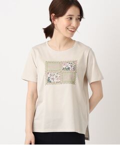 プリント&刺繍デザインラグジュアリーTシャツ