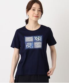 プリント&刺繍デザインラグジュアリーTシャツ