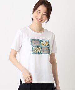 プリント&刺繍デザインラグジュアリーTシャツ