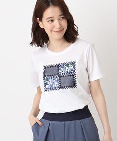 プリント&刺繍デザインラグジュアリーTシャツ