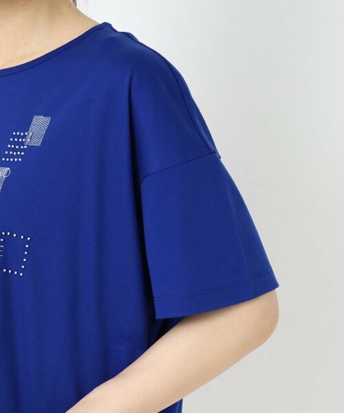 CORDIER / コルディア Tシャツ | 刺繍&ビーズデザイン ゆとりシルエットTシャツ | 詳細5