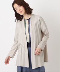 CORDIER / コルディア カーディガン・ボレロ | ひんやりさらっと上品光沢ジャージカーディガン