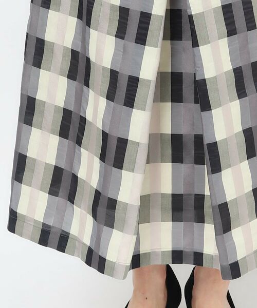 CORDIER / コルディア ロング・マキシ丈スカート | 【セットアップ可】オリジナルチェック タックデザインスカート | 詳細5