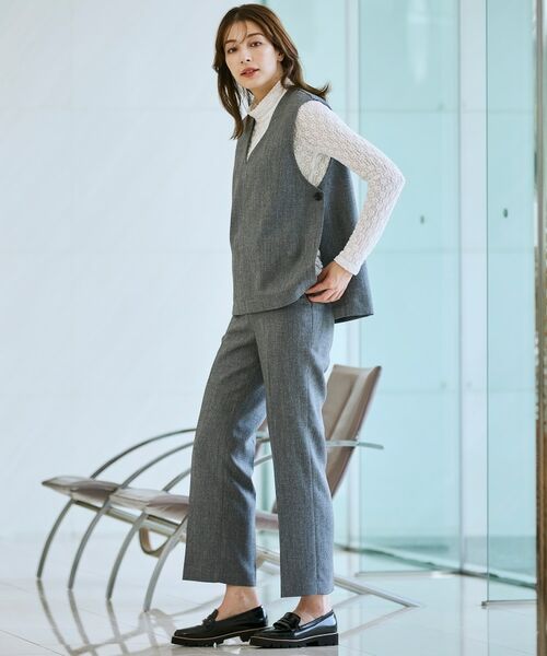 CORDIER / コルディア カットソー | シャーリングフラワーレースプルオーバージャージ | 詳細19