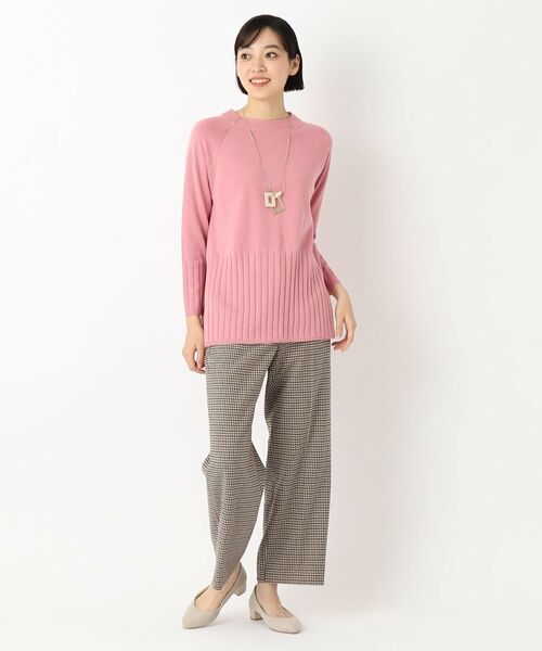 CORDIER / コルディア ニット・セーター | 【手洗い可】ワイドリブ編ボトルネックチュニックニット | 詳細12