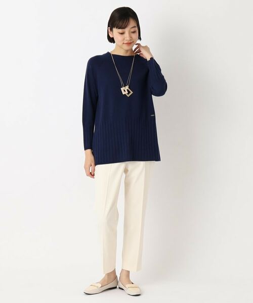 CORDIER / コルディア ニット・セーター | 【手洗い可】ワイドリブ編ボトルネックチュニックニット | 詳細16