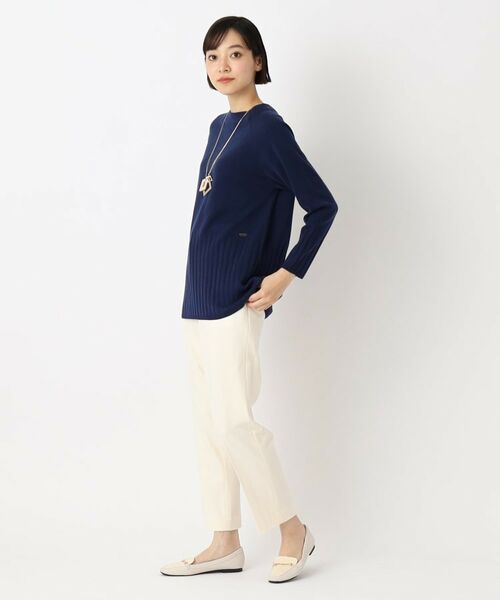 CORDIER / コルディア ニット・セーター | 【手洗い可】ワイドリブ編ボトルネックチュニックニット | 詳細17