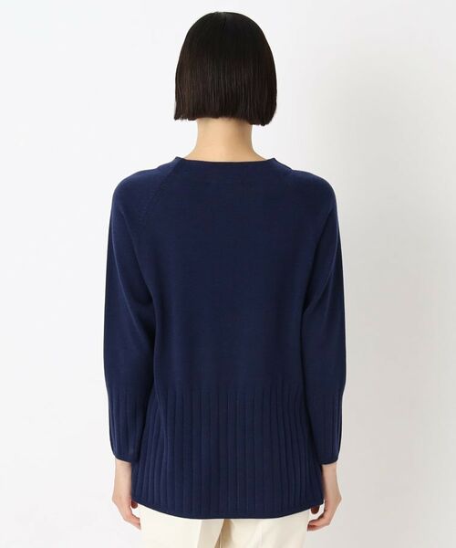 CORDIER / コルディア ニット・セーター | 【手洗い可】ワイドリブ編ボトルネックチュニックニット | 詳細3