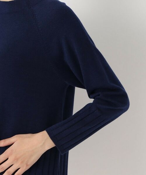 CORDIER / コルディア ニット・セーター | 【手洗い可】ワイドリブ編ボトルネックチュニックニット | 詳細5