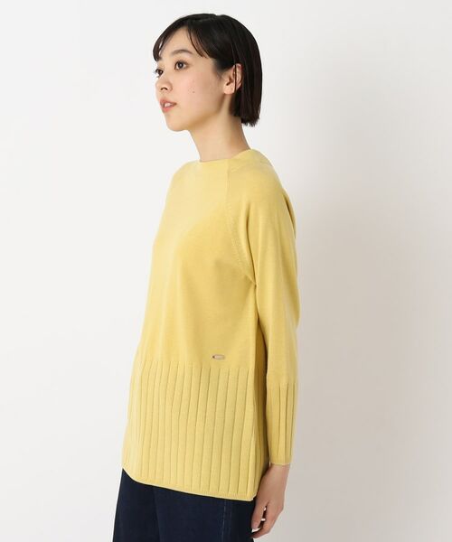 CORDIER / コルディア ニット・セーター | 【手洗い可】ワイドリブ編ボトルネックチュニックニット | 詳細7