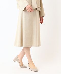 CORDIER / コルディア ロング・マキシ丈スカート | 【セットアップ/セレモニー】スラブメランジスカート