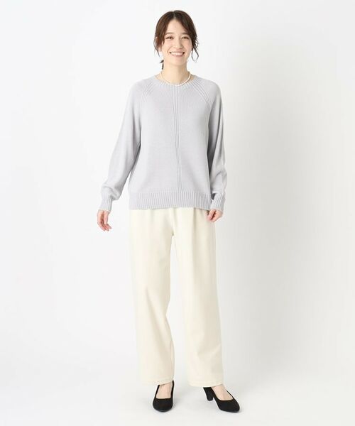CORDIER / コルディア ニット・セーター | 【手洗い可/M~4Lサイズ】パステルカラープルオーバーニット | 詳細10
