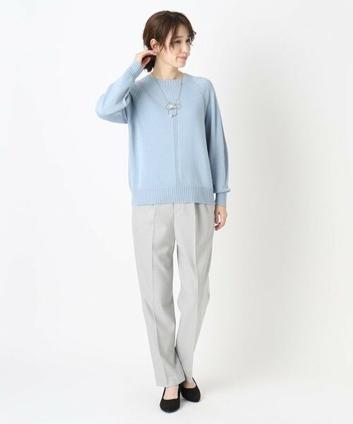 CORDIER / コルディア ニット・セーター | 【手洗い可/M~4Lサイズ】パステルカラープルオーバーニット | 詳細18