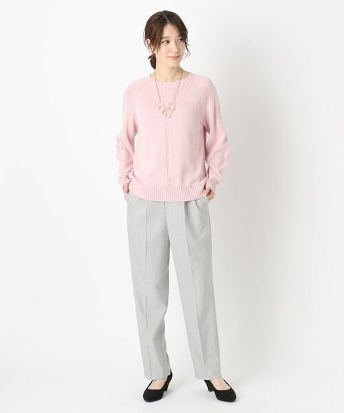 CORDIER / コルディア ニット・セーター | 【手洗い可/M~4Lサイズ】パステルカラープルオーバーニット | 詳細22