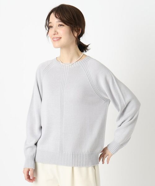 CORDIER / コルディア ニット・セーター | 【手洗い可/M~4Lサイズ】パステルカラープルオーバーニット | 詳細8