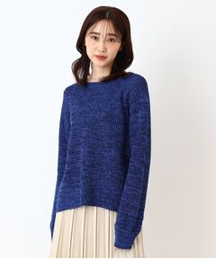 CORDIER / コルディア ニット・セーター | 【M～4Lサイズ／手洗い可】シャーリーミックスプルーバーニット