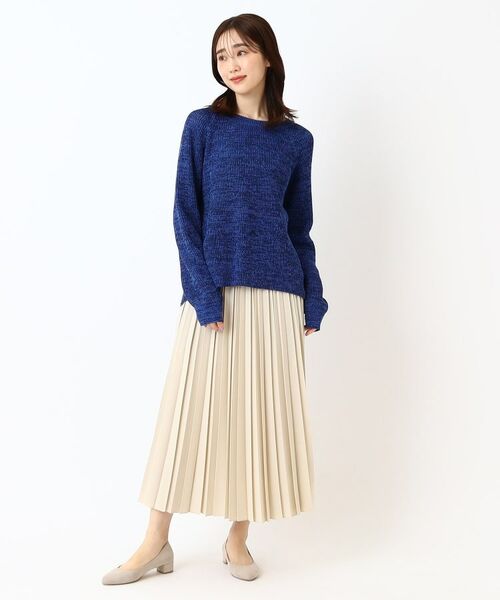 CORDIER / コルディア ニット・セーター | 【M～4Lサイズ／手洗い可】シャーリーミックスプルーバーニット | 詳細16