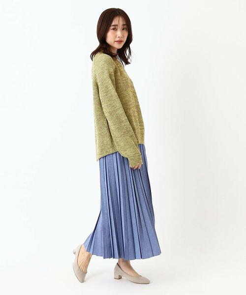 CORDIER / コルディア ニット・セーター | 【M～4Lサイズ／手洗い可】シャーリーミックスプルーバーニット | 詳細9