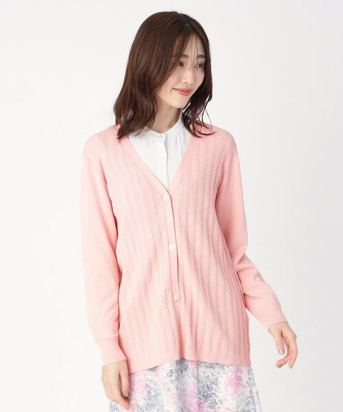 CORDIER / コルディア カーディガン・ボレロ | 【アンサンブル/手洗い可】サンライズ スプリングニットカーディガン | 詳細11