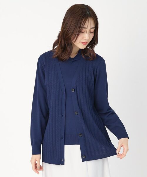 CORDIER / コルディア カーディガン・ボレロ | 【アンサンブル/手洗い可】サンライズ スプリングニットカーディガン | 詳細16