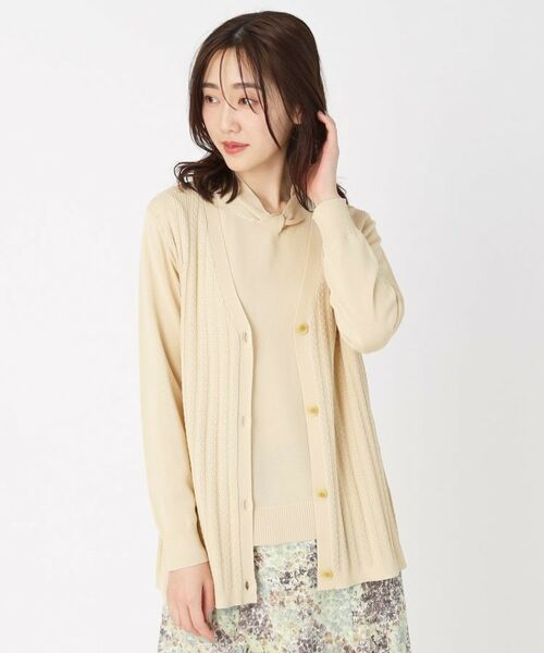 CORDIER / コルディア カーディガン・ボレロ | 【アンサンブル/手洗い可】サンライズ スプリングニットカーディガン | 詳細20