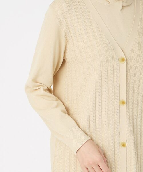 CORDIER / コルディア カーディガン・ボレロ | 【アンサンブル/手洗い可】サンライズ スプリングニットカーディガン | 詳細5