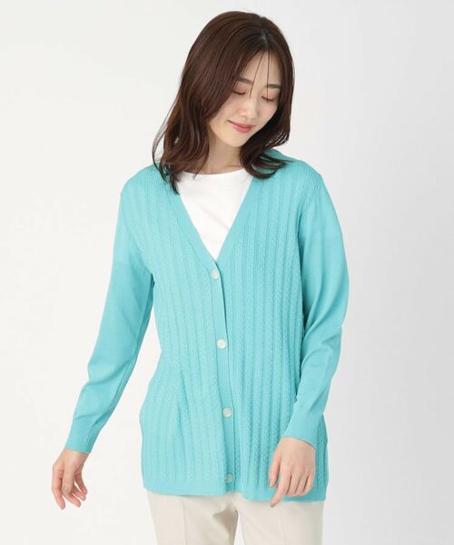 CORDIER / コルディア カーディガン・ボレロ | 【アンサンブル/手洗い可】サンライズ スプリングニットカーディガン | 詳細7
